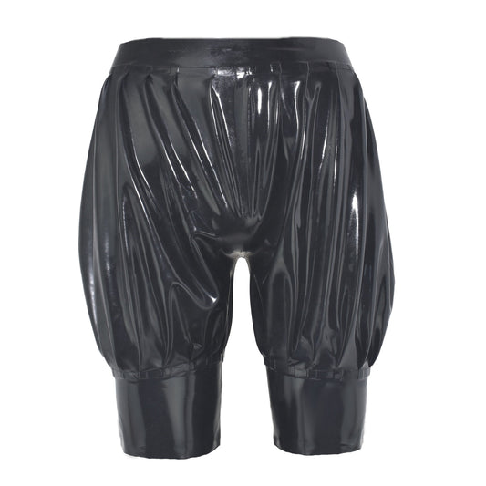 Latex Pluder-Hose mit extra breitem Bund an Hüfte und Beinen