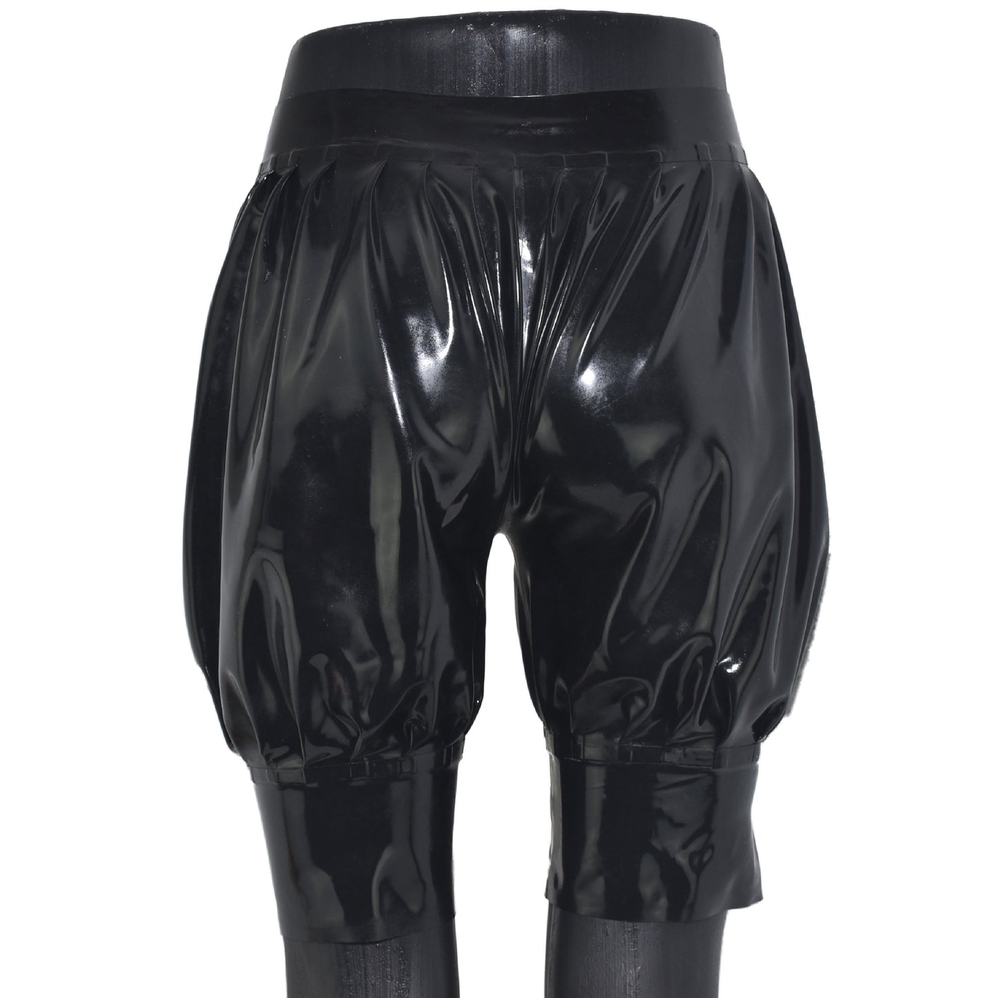 Latex Pluder-Hose mit extra breitem Bund an Hüfte und Beinen