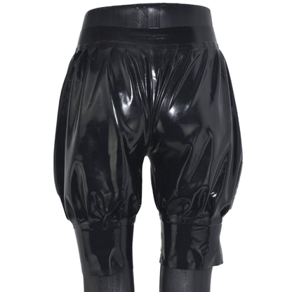 Latex Pluder-Hose mit extra breitem Bund an Hüfte und Beinen