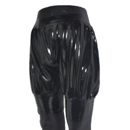 Latex Pluder-Hose mit extra breitem Bund an Hüfte und Beinen