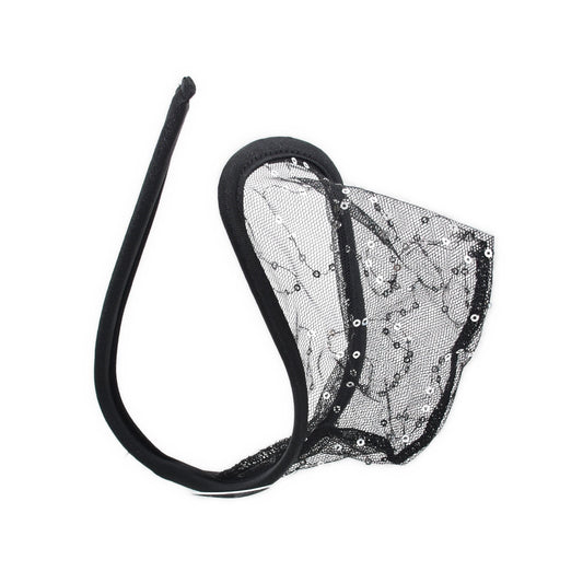 Men C String Underwear mit Glitzer