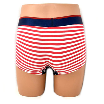 Cotton American Flag Printing Boxer Briefs