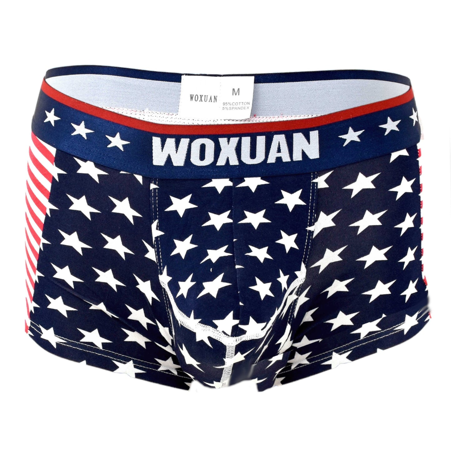 Cotton American Flag Printing Boxer Briefs
