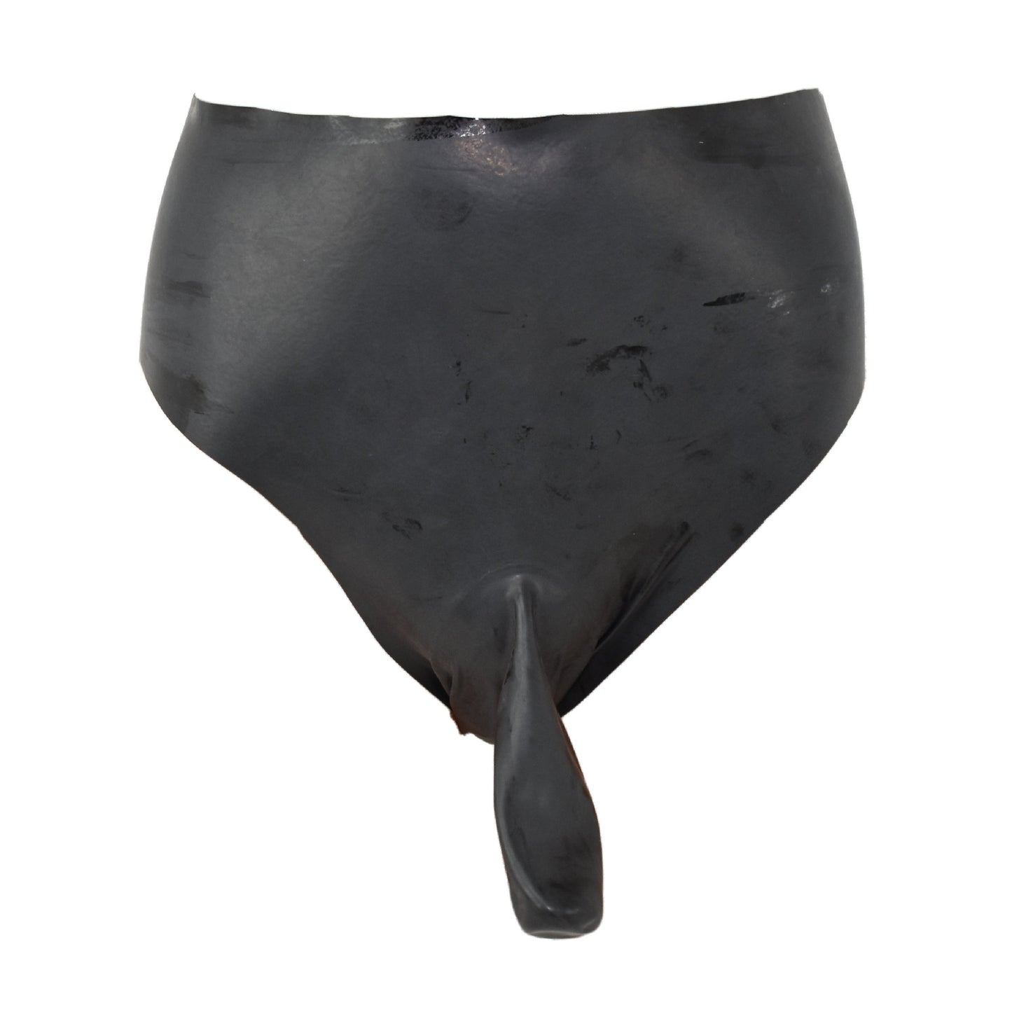 Latex Rüsselslip mit festem Anal Dildo