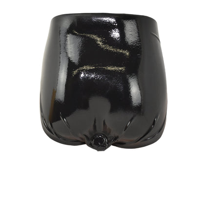 Latex Rüsselslip mit festem Anal Dildo