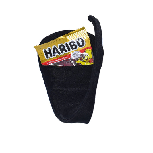 C-String for Women Black With A Pocket