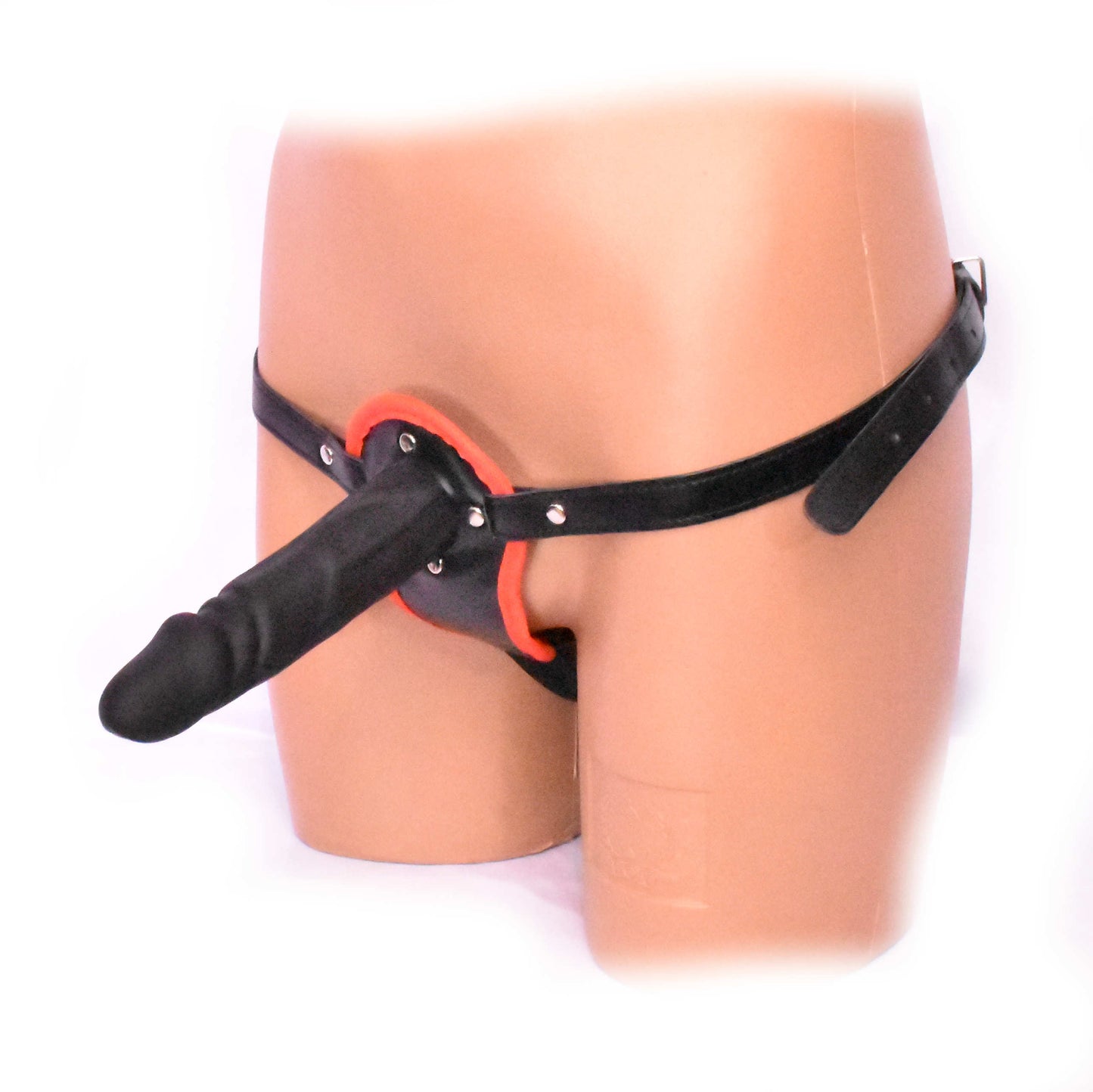 SM Strapon Adjustable PU Leather Flirting 17cm