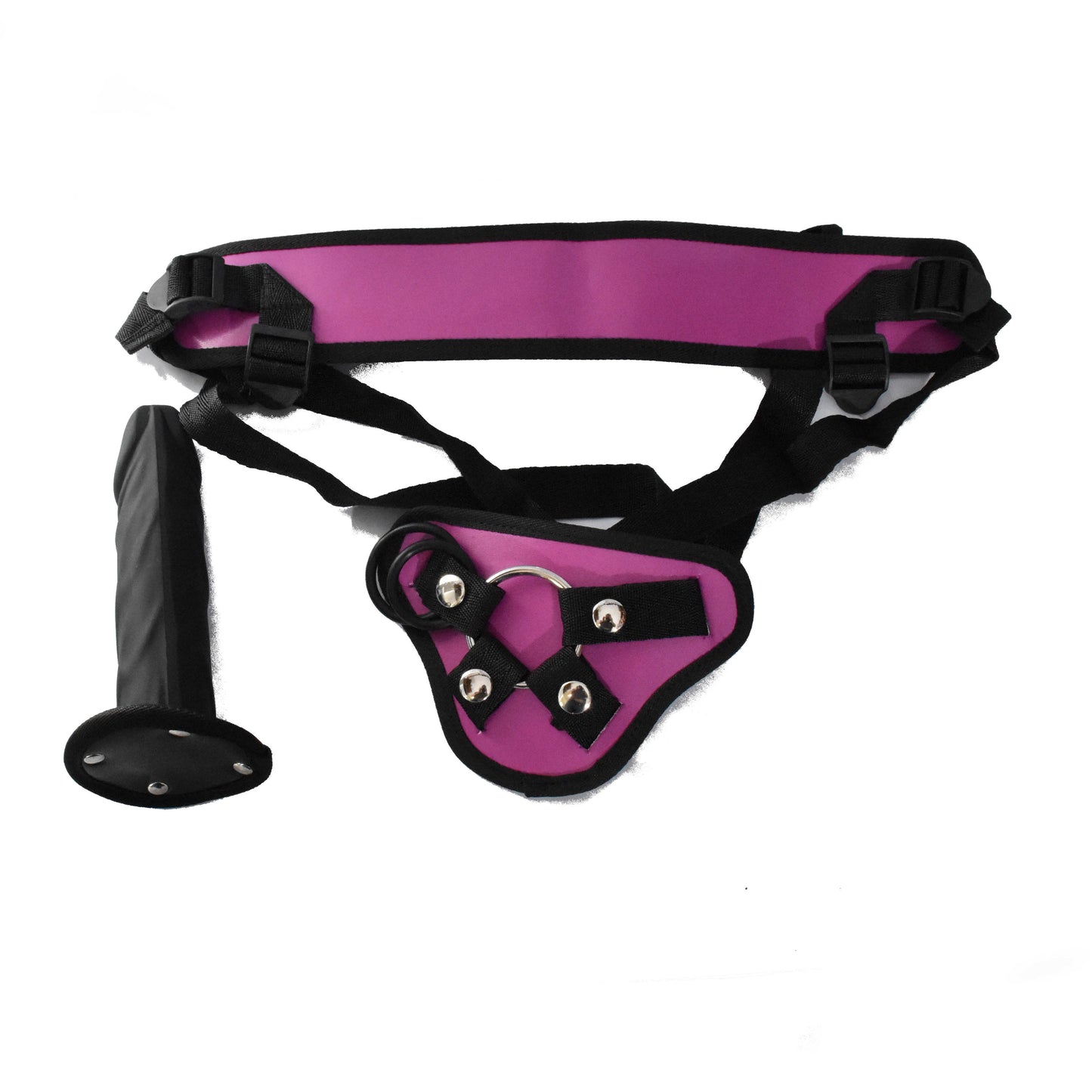 SM Strapon Adjustable PU Leather Flirting 17cm