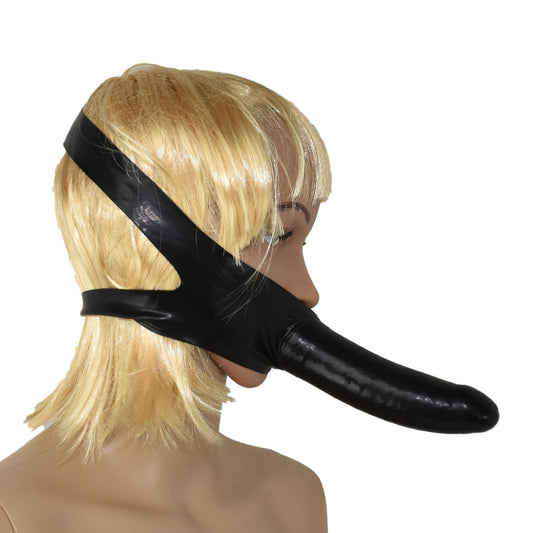 Latex Dildo mit Kopf- oder Oberschenkel Gurt 15 cm