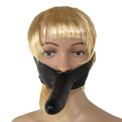 Latex Dildo mit Kopf- oder Oberschenkel Gurt 15 cm