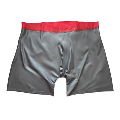 Latex Shorts - mit rotem Bund