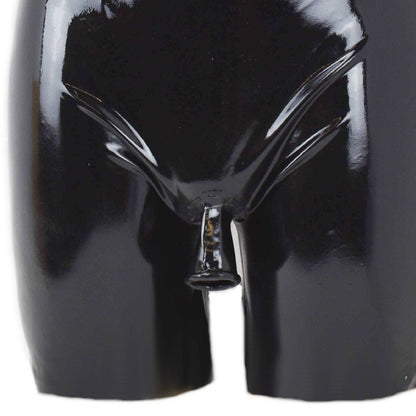 Latex Shorts mit Öffnung vorne
