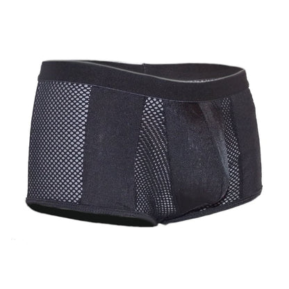 Boxer Netz Transparent Schwarz