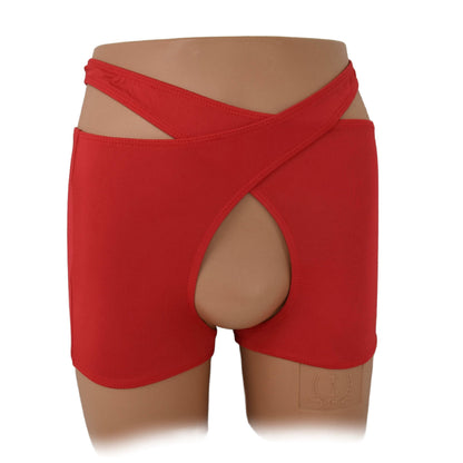 Sissy Underwear Open Crotch Man Boxer Shorts