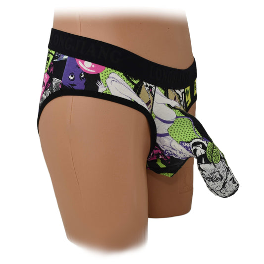 Brand Mens Bulge Pouch Thong Elephant Nose