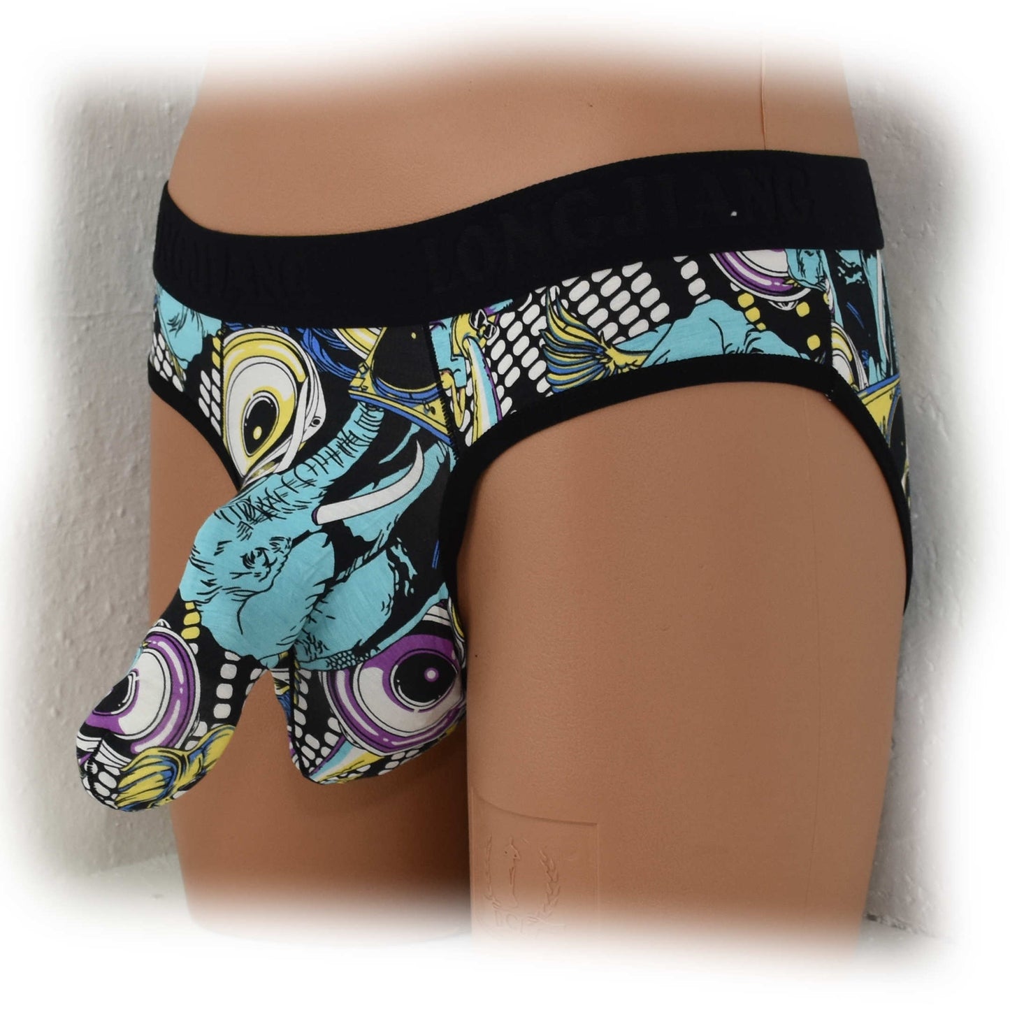 Brand Mens Bulge Pouch Thong Elephant Nose