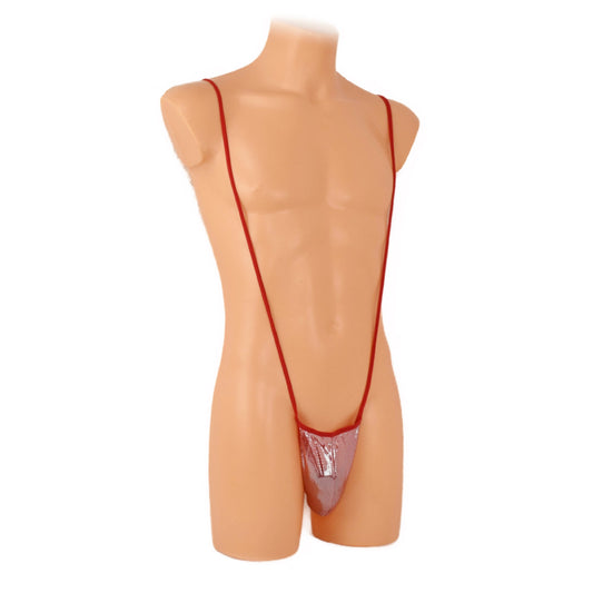 Shinning Men Strap Underwear Male Men Thong Bodysuit Mankini