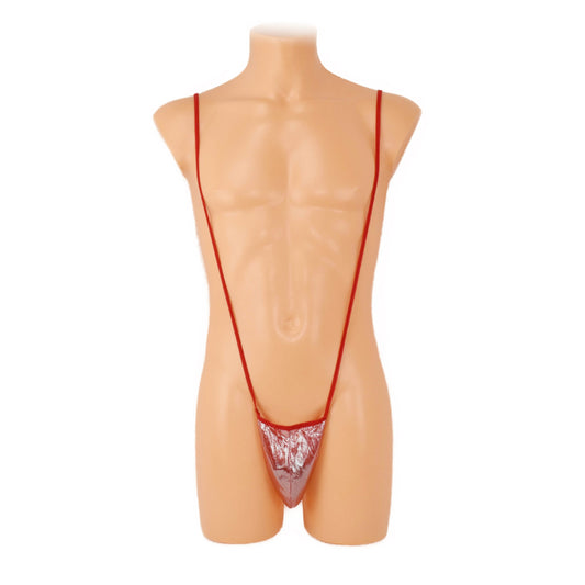Shinning Men Strap Underwear Male Men Thong Bodysuit Mankini