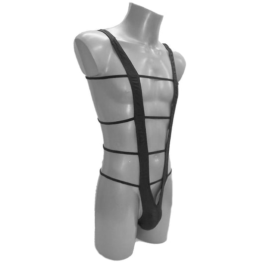 Herren Stringbody Riemchen