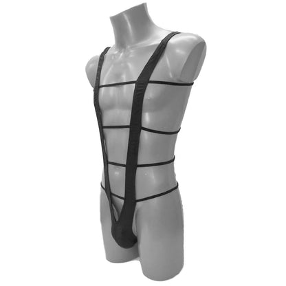 Herren Stringbody Riemchen