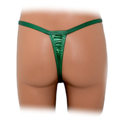 Mens thong bulge pouch thong with ring