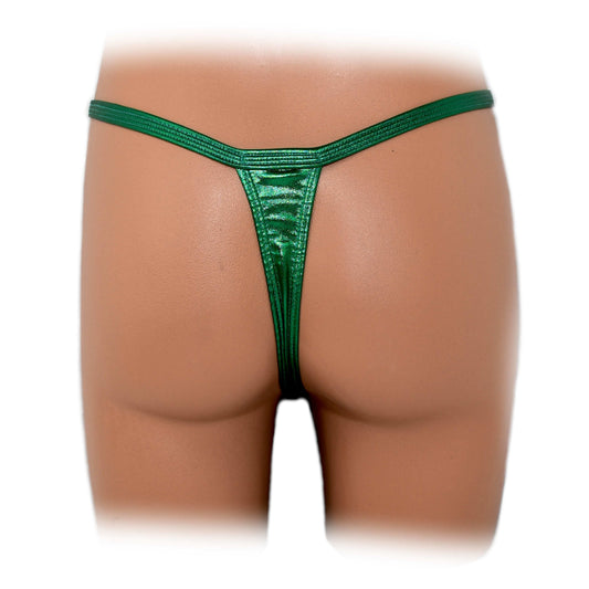 Mens thong bulge pouch thong with ring