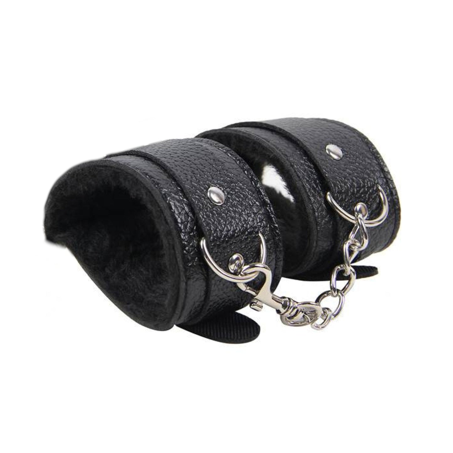 Kunstleder Handgelenkfessel gefüttert