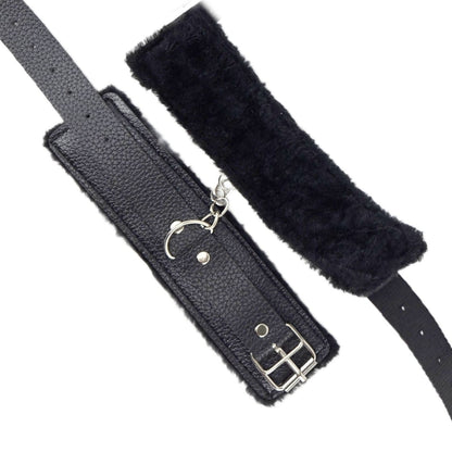 Kunstleder Handgelenkfessel gefüttert