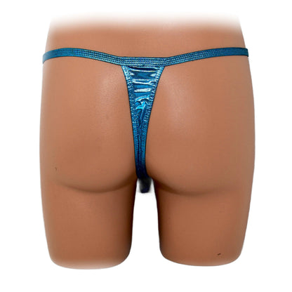Mens thong bulge pouch thong with ring