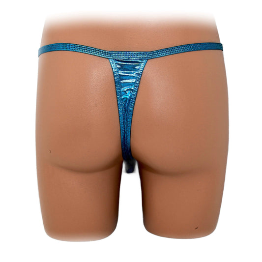 Mens thong bulge pouch thong with ring