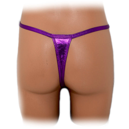 Mens thong bulge pouch thong with ring