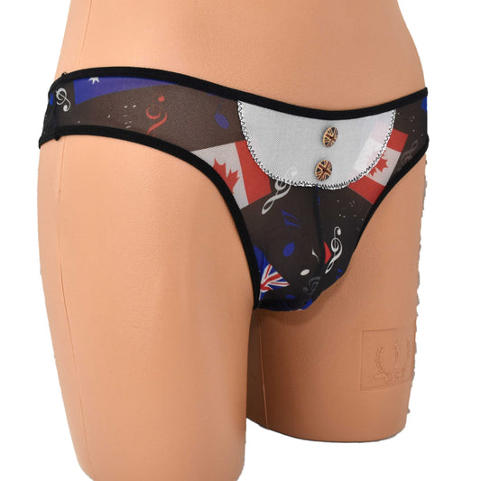 Flag String leicht transparent