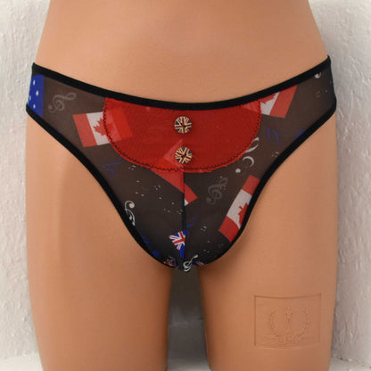 Flag String leicht transparent