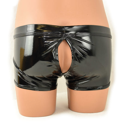 Lack Boxer mit Druckknöpfen zum vorne öffnen