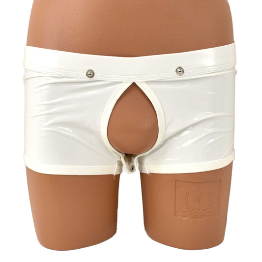 Lack Boxer mit Druckknöpfen zum vorne öffnen