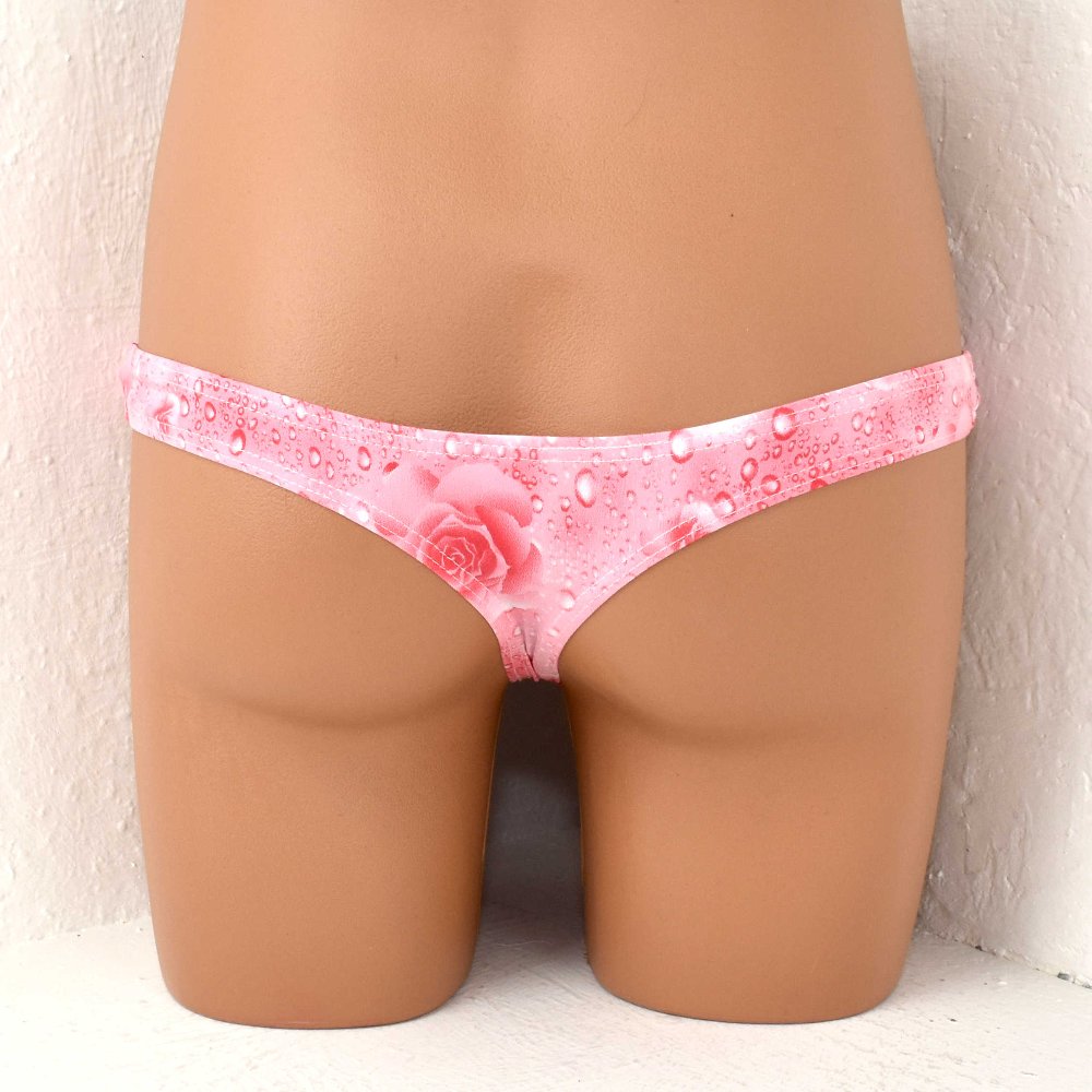 Sissy Styled String Thong Pastellfarben