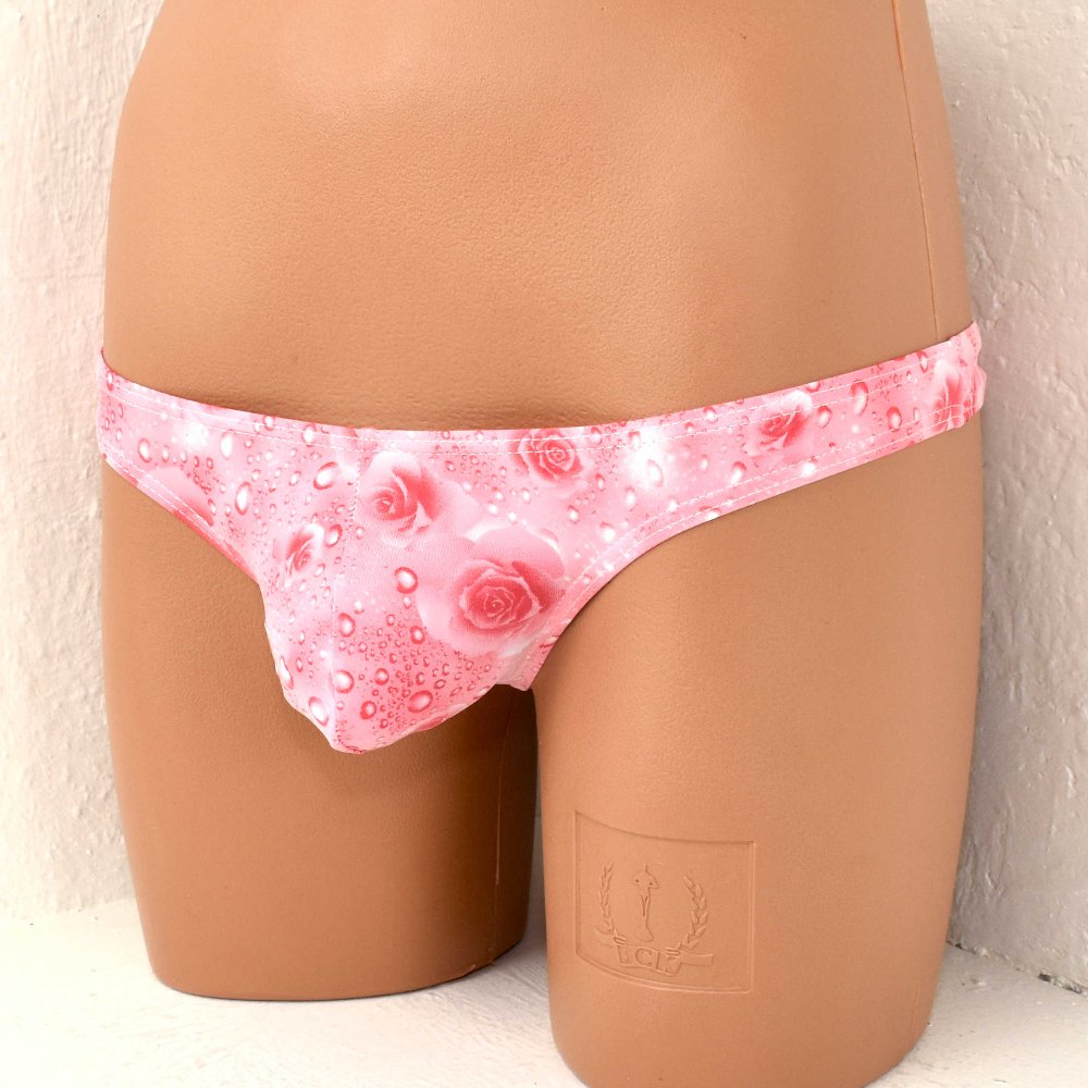 Sissy Styled String Thong Pastellfarben