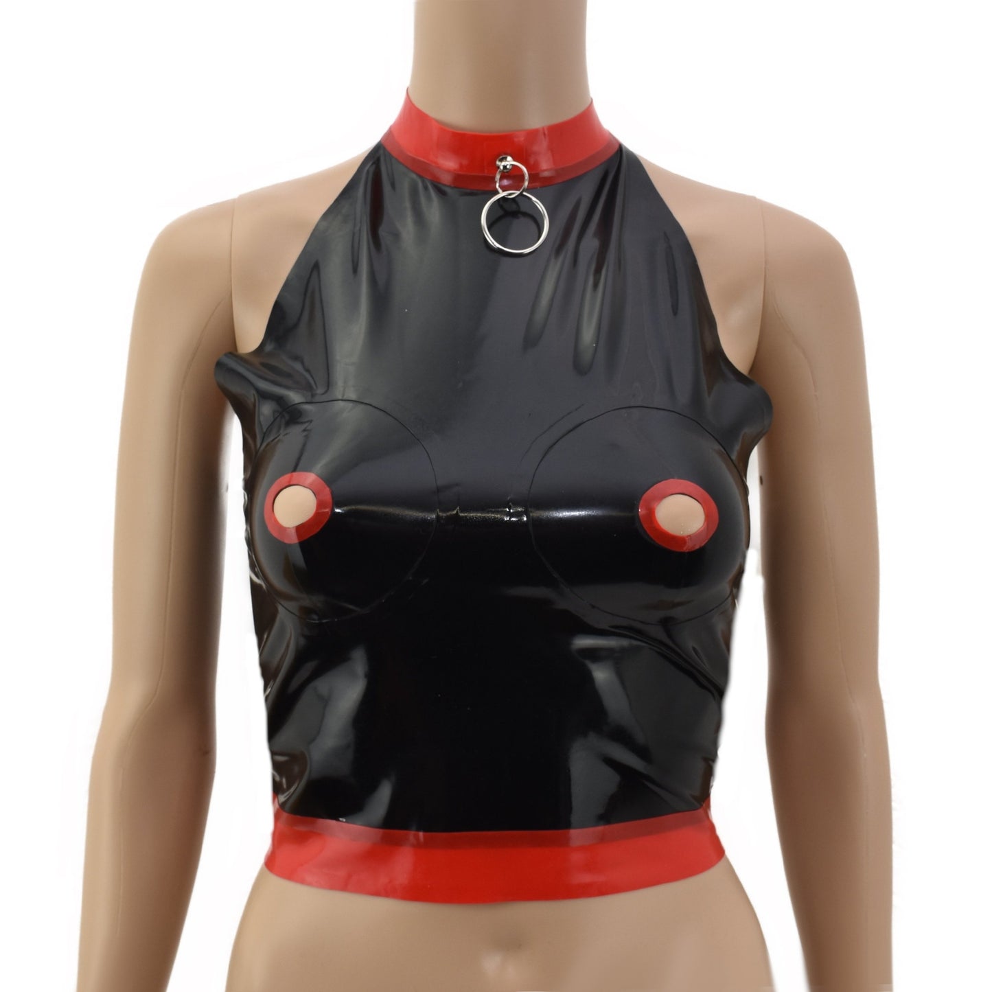 Latex Damen Oberteil Nippelfrei 0,4mm Latex