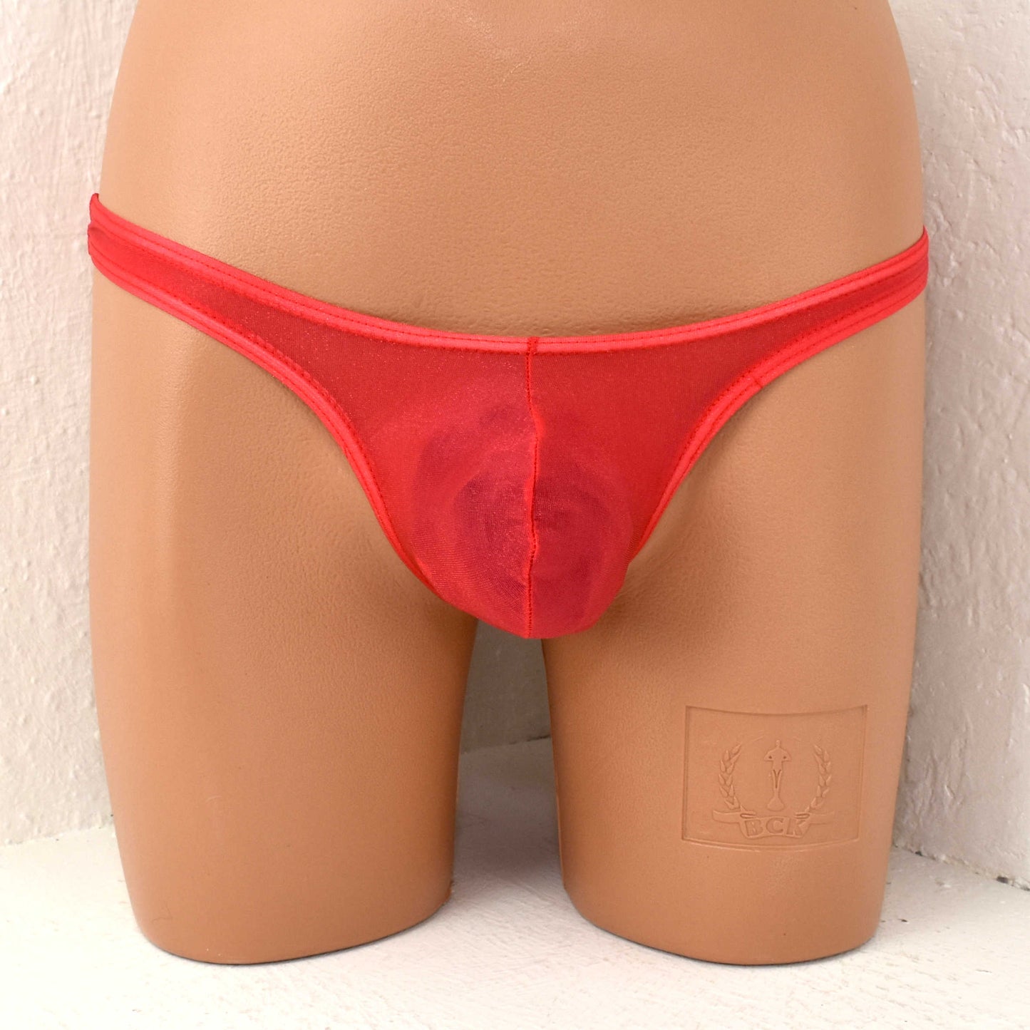 String Thong mit glitzernden Fasern