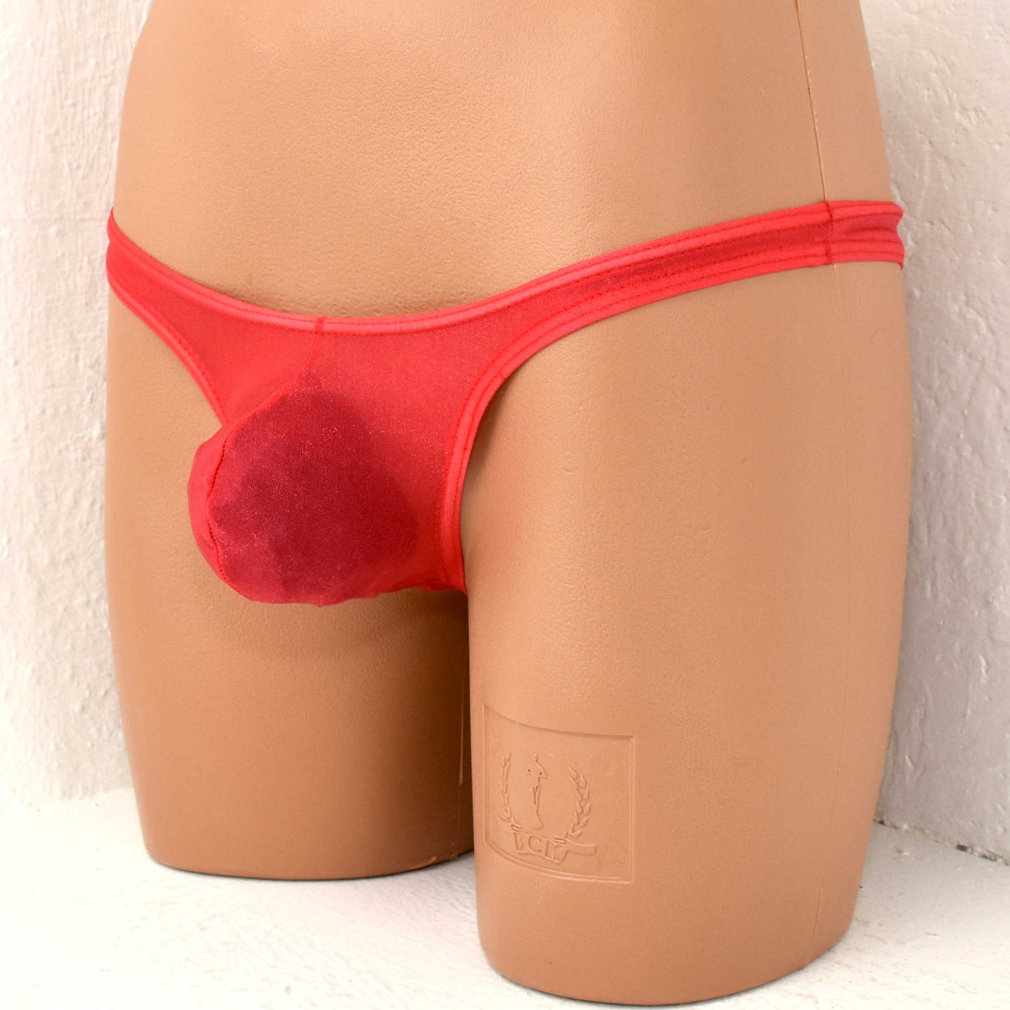 String Thong mit glitzernden Fasern