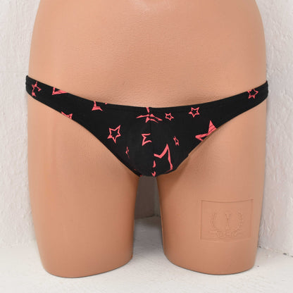 Strings Baumwolle gemustert Sterne Thongs