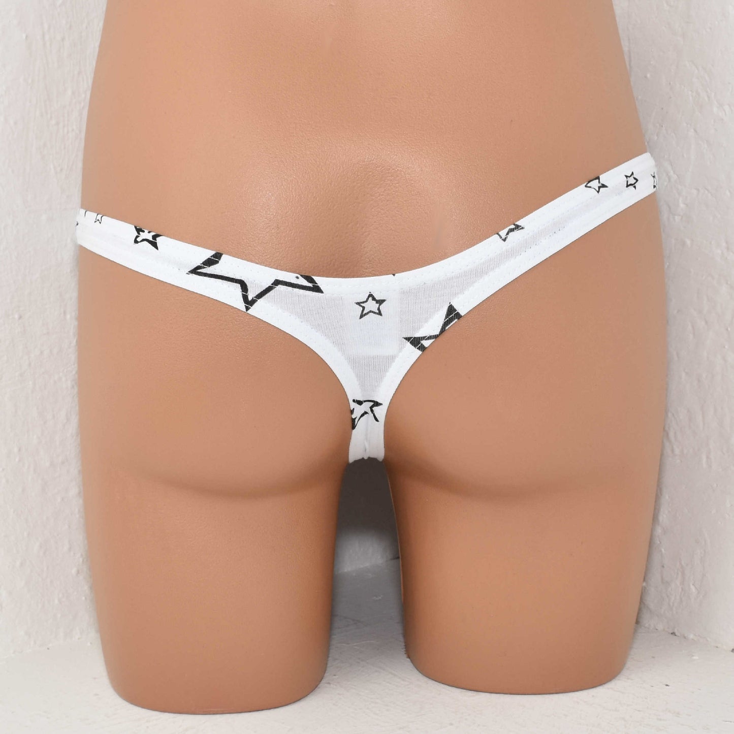 Strings Baumwolle gemustert Sterne Thongs