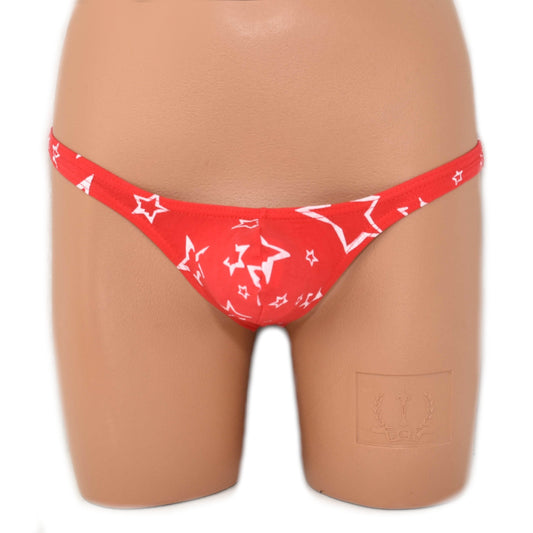 Strings Baumwolle gemustert Sterne Thongs