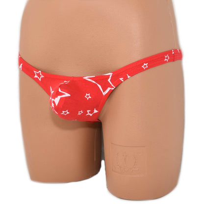 Strings Baumwolle gemustert Sterne Thongs