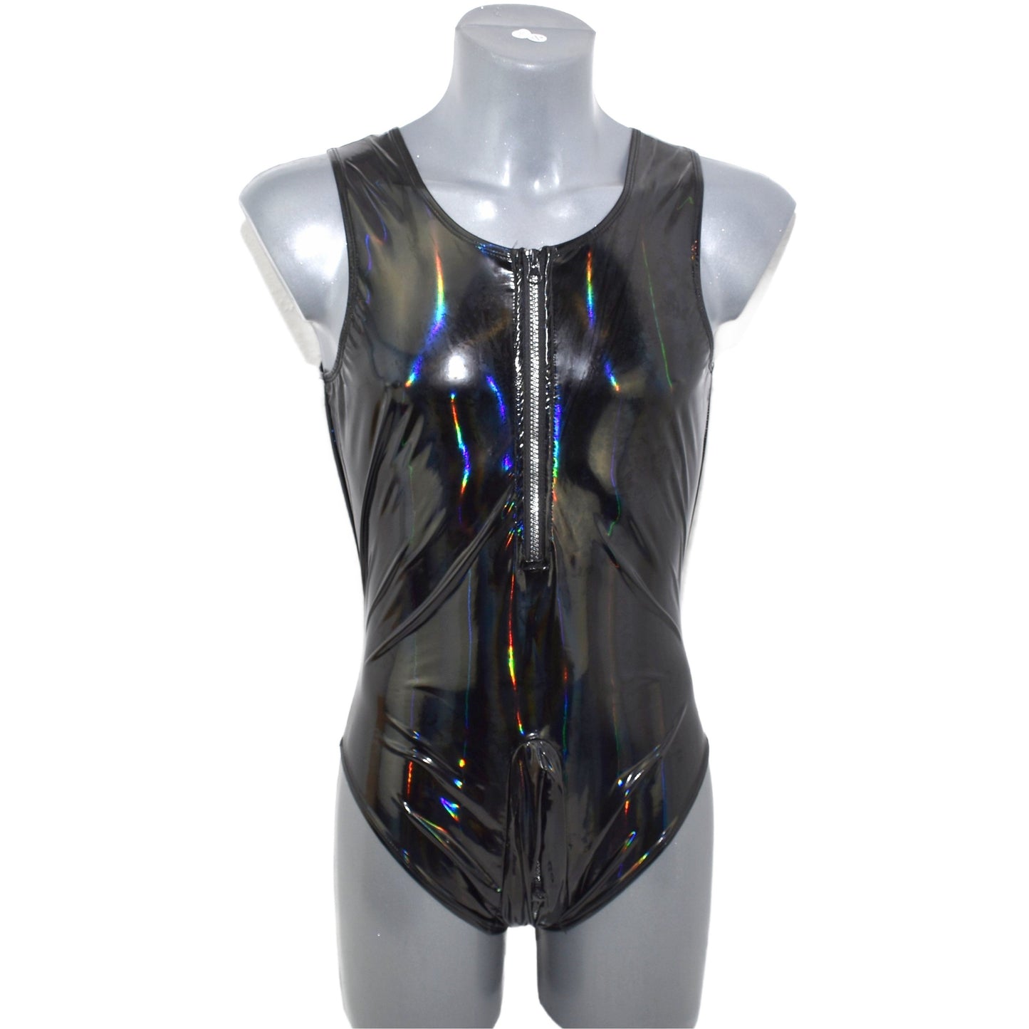 Body for him Lackleder Reißverschluss