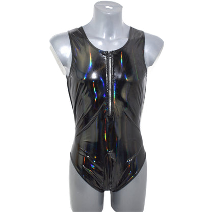 Body for him Lackleder Reißverschluss