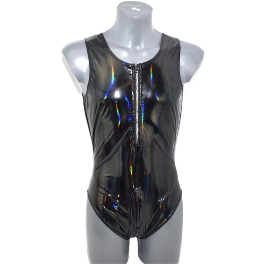 Body for him Lackleder Reißverschluss