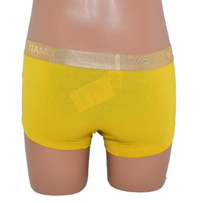 Boxer mit Goldrand Comicdruck