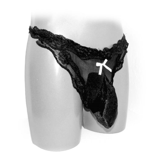 Men Lingerie Underwear Stretch String with Bulge Pouch