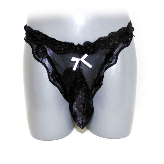 Men Lingerie Underwear Stretch String with Bulge Pouch